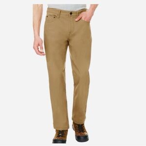 Caterpillar Fleece Lined Canvas Pants Insulated Men Flex Utility 30-32